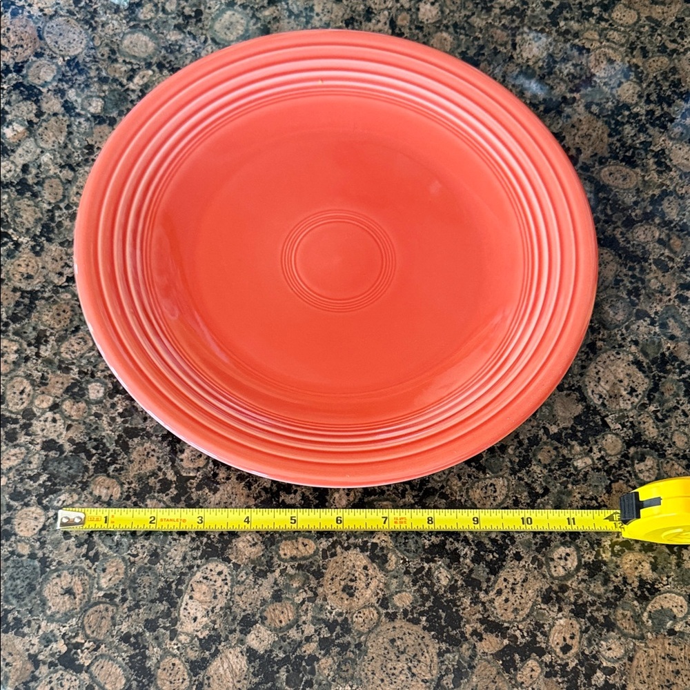 Fiesta Vibrant Coral Dinner Plate - Picture 4 of 4
